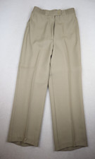 Vintage Women's Pants Beige High Rise Wide Leg 26in Waist