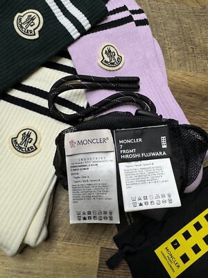 Moncler Genius Fragment FRGMT high socks 3 Pack | eBay