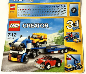 Retired ©2015 LEGO 31033 Creator 3 in 1 Traffic Vehicle Transporter Complete
