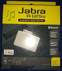Jabra a125s bluetooth music adapter for ipod (607421737326)