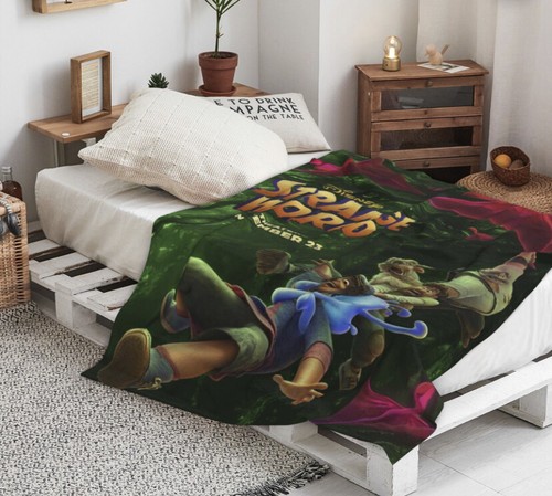80x60in Strange World Blanket Soft Gift Blanket Home Decoration Sofa Blanket Bed - Picture 4 of 6
