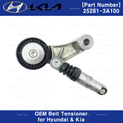 Genuine Engine Belt Tensioner 252813A100 for Hyundai Veracruz Kia Mohave 07-15