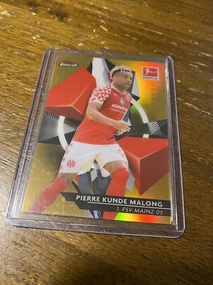 2020-2021 topps finest pierre kunde malong /50 bundesliga mainz Soccer Card
