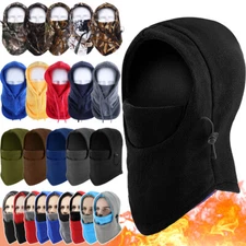 Windproof Fleece Neck Hat Winter Warm Balaclava Ski Full Face Mask for Men Women