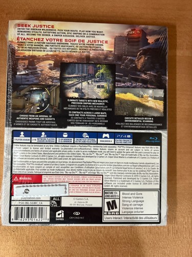 Sniper Ghost Warrior Contracts (PS4, 2019) **BRAND NEW**FACTORY SEALED*** - Afbeelding 2 van 2