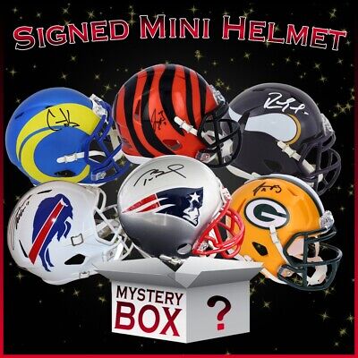 Schwartz Sports Football Mini Helmet Signed Mystery Box - Series 31  (Limited to 150)