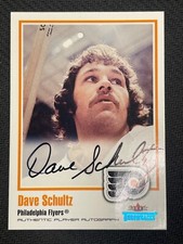 2002/03 Fleer Throwbacks Dave Schultz Autograph Card