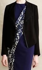 Elevenses Dimmet Drape Topper Jacket Size S, M Black Color Nw Anthropologie Tag
