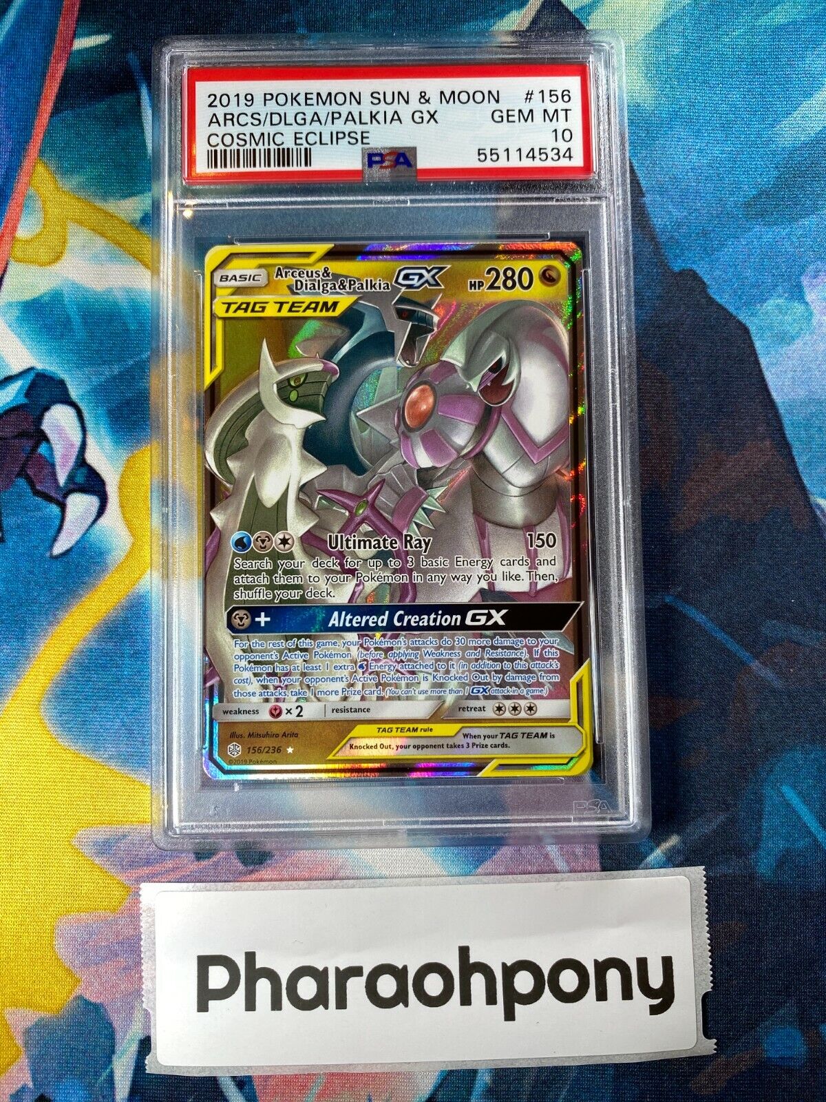 Arceus, Dialga e Palkia-GX, Pokémon