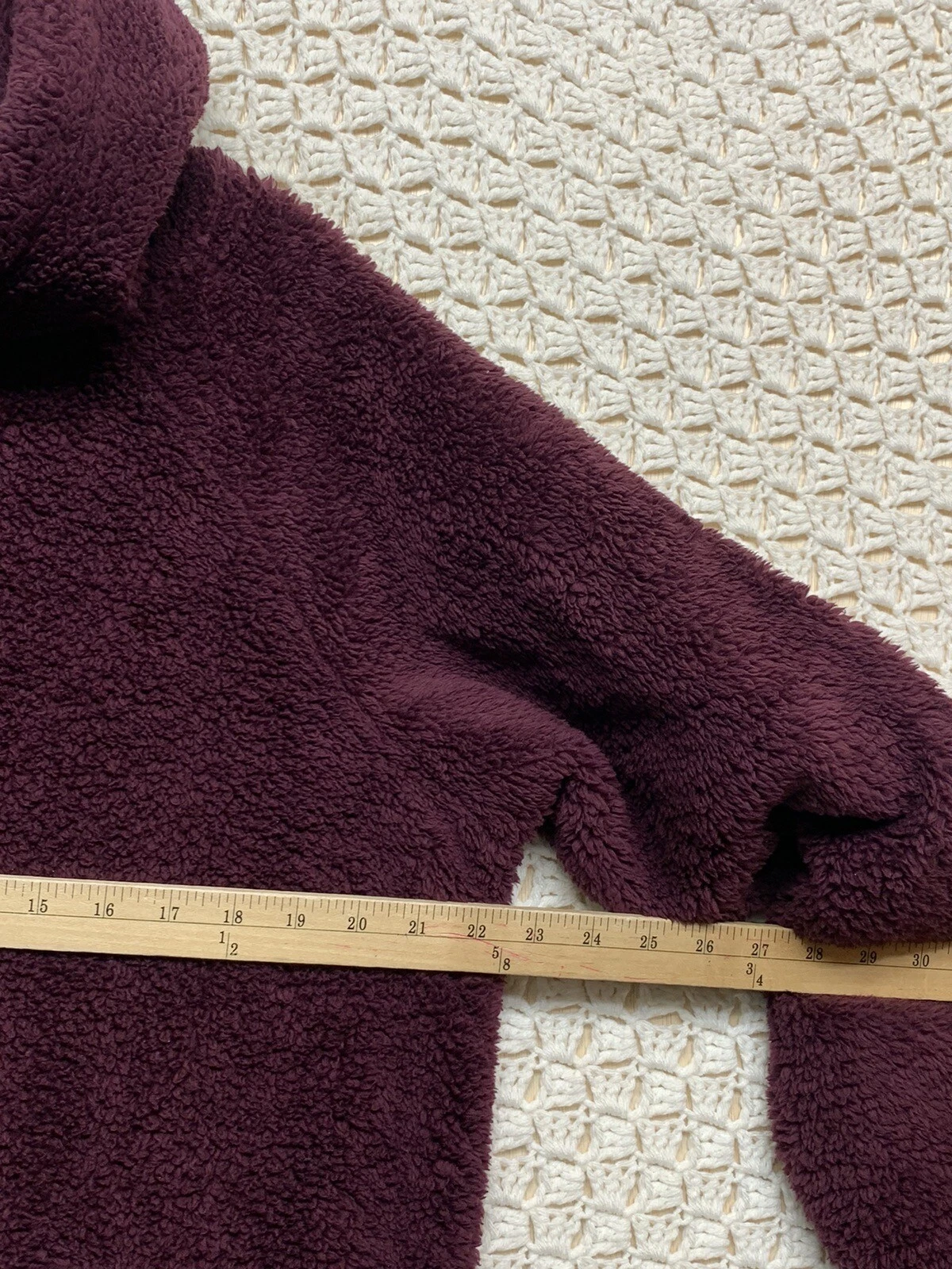 UNDERCOVER Giacca con cappuccio Sherpa pullover Victoria's Secret ROSA donna media mezza cerniera