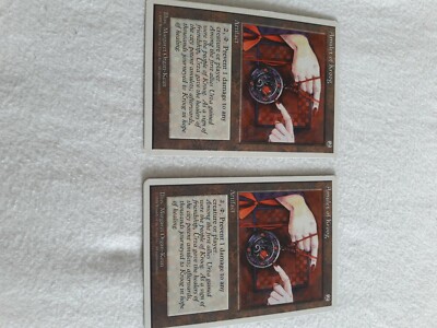 2x Amulet Of Kroog Amulett aus Kroog GOOad ENG Antiquities Magic The Gathe MTG