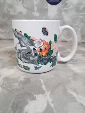 Creative Concepts Cat Butterflies 1992 Coffee Cup Mug