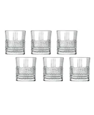 Brilliant Collection Double Old Fashion Set of 6 Made in Italy