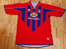 CLASSIC CRYSTAL PALACE 2007-2008 MENS XXXL HOME FOOTBALL SHIRT ERREA SIGNED