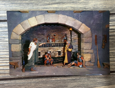 Vintage Peter Denies Christ Prince of Peace Memorial Post Card