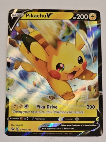 Pokemon TCG Sword & Shield Promo Cards Pikachu V SWSH285 + Vmax SWSH286 - Picture 2 of 5
