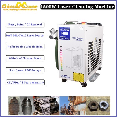 1500W Handheld Specialized Laser Cleaning Machine Rust Oil Paint Removal Cleaner