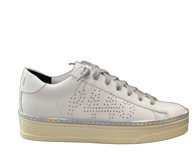 P448 Jack All White Damen Schuh Woman Größe EU 37 (Innensohle 26 cm) P03