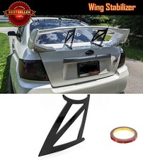 1 X G1 Gloss Black Spoiler Wing Stabilizer Support Fit 11-14 Subaru Wrx Sti