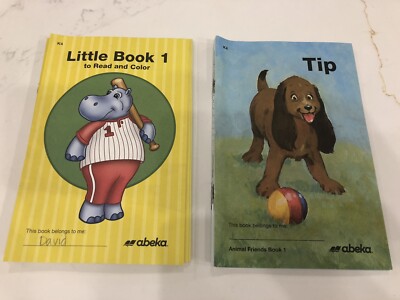 Abeka K4 Preschool Reading Set- Little Books & Animal Friends Kindergarten