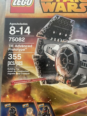 NEW Disney Star Wars Lego Set Of 355 Pieces #75082 “ Tie Advance