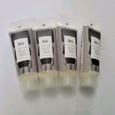 Lot Of 4-R+Co Television Perfect Hair Masque Travel Size 15 ml/0.5 fl oz, Sealed