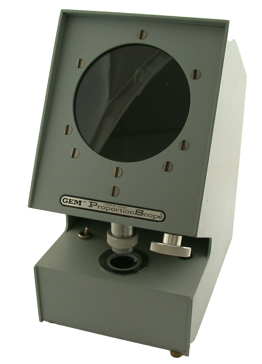 GIA GEM diamond brilliant graduation proportion scope TOP full set