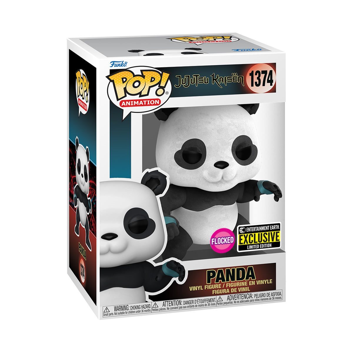 Funko Pop Jujutsu Kaisen Panda Flocked EE Exclusive 1374 Vinyl