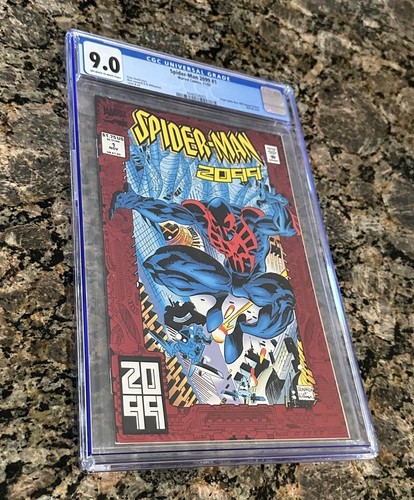 Spider-Man 2099 #1: CGC 9.0 Red Foil - Origin Of Miguel O’Hara - 1992