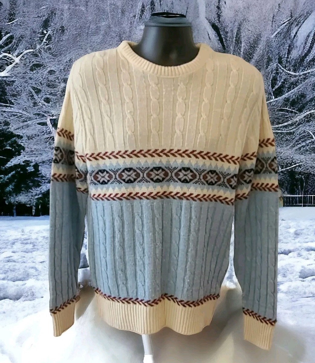 Vintage 70s Mens PURITAN Lamblend WOOL Cable Knit Sweater Vintage 70s Mens PURITAN Lamblend WOOL Cable Knit Sweater