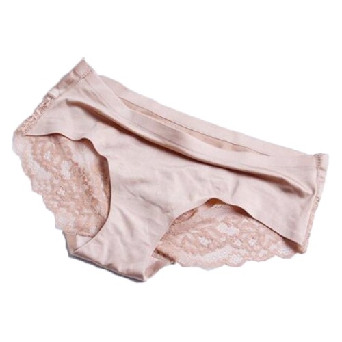 Silk Satin Silky Women Briefs Knickers Sexy Underwear Seamless Lace Panties UK - Picture 17 of 18