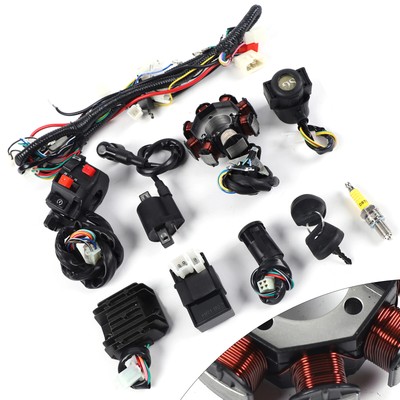 1 set Electric Wiring Harness Kit GY6 125cc 150cc ATV/QUAD/ Coolster/Go