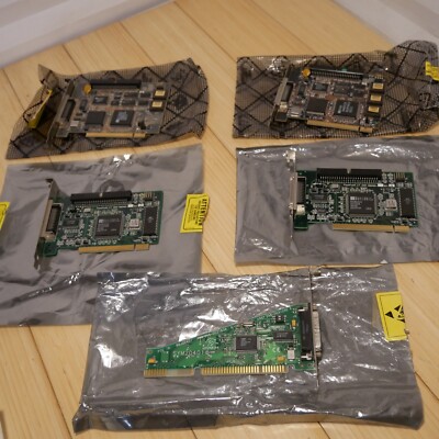 Vintage Lot of 5 SCSI Adapters (untested)