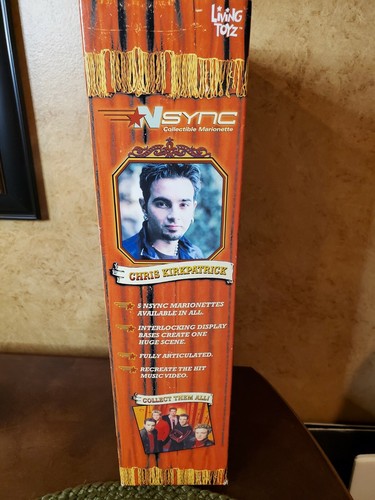 2000 NSYNC Chris Kirkpatrick Collectable MARIONETTE Toy Doll Puppets NIB NOS - Picture 2 of 5