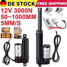 DC 12V 3000N Elektrischer Linearantrieb 50~1000mm Linearmotor IP65 Schnell 5mm/s