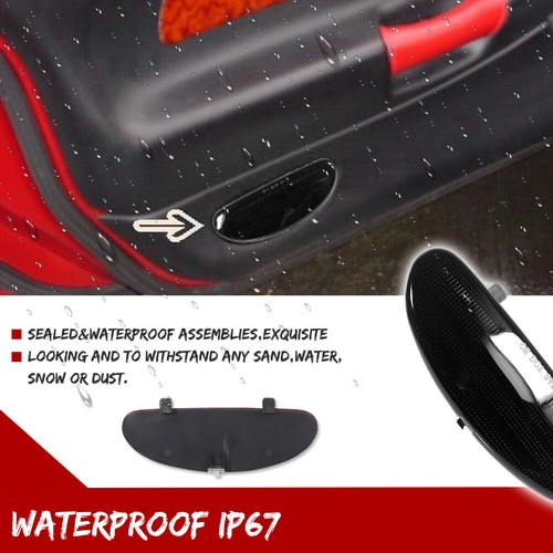 1 pieza para panel de puerta Corvette C5 placa reflectora luz lente ahumada 1997-2004 Chevy - Imagen 4 de 7