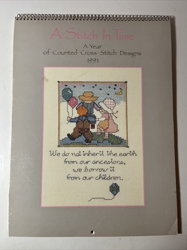 A Stitch In Time Year Of Cross Stitch Designs 1991 Twelve Design Patterns - 第 1/15 張圖片