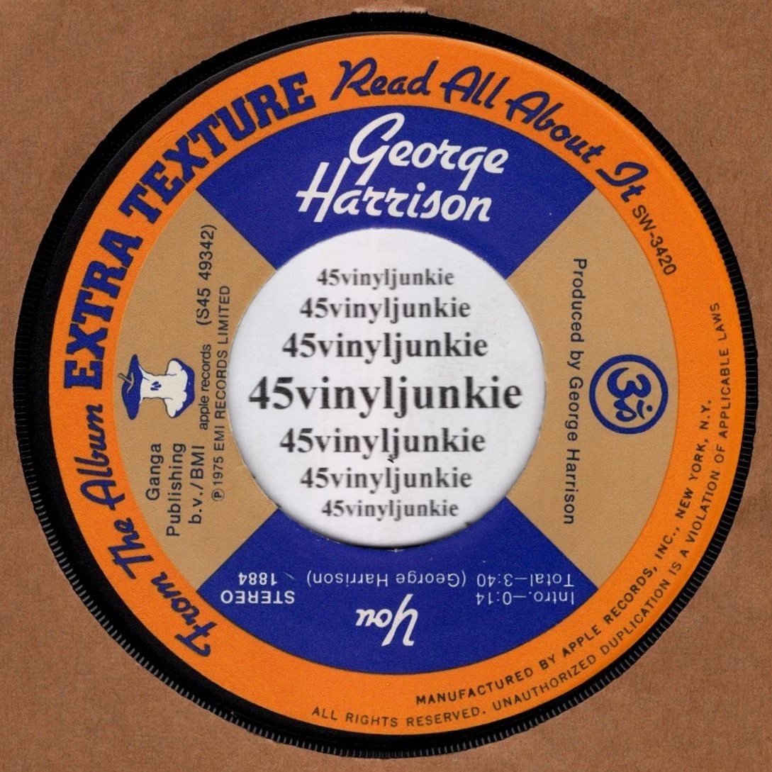 George Harrison Single Vinyl Records for sale | eBay