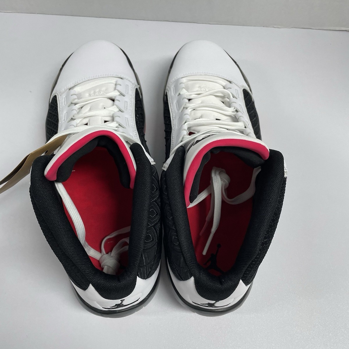 Nike Air Jordan 38 Fundamentals Red Black Men\'s Shoes Size 10 DZ3356-106 Air Jordan 38 “Fundamental” White/Black-Siren Red DZ3356-106  main image 3