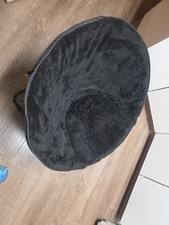 Portable Elevated Dog Bed Black Foldable, Indoor/Outdoor, Camping