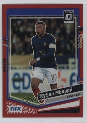 2023-24 Panini Donruss FIFA Optic Red Prizm /299 Kylian Mbappe #17 0u04