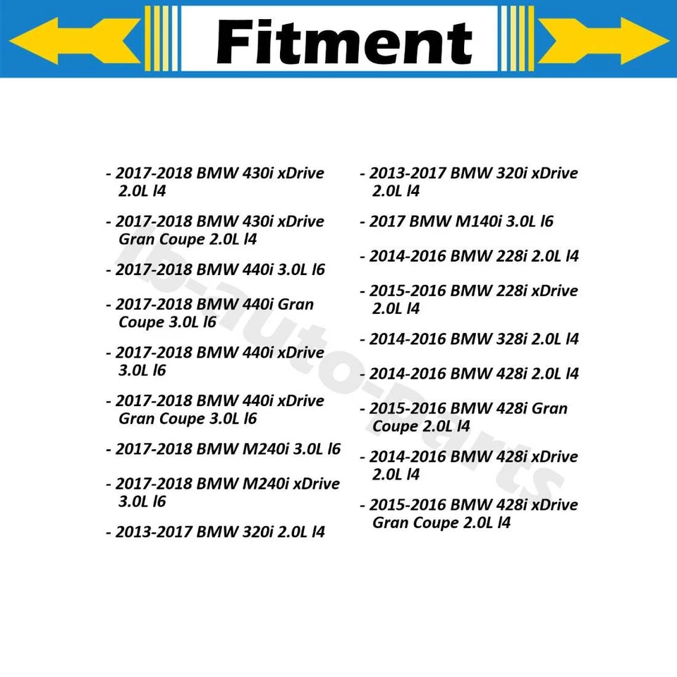 Передний тормозной шланг 2x для BMW 435i xDrive 2014-2016 BMW 328i 2014-2016 - Изображение 3 из 4