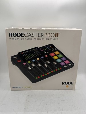RODE Rodecaster Pro II Integrated Audio Production Studio Black