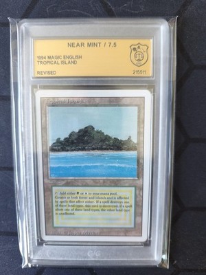 Tropical Island - Revised - MTG - NM - Gegraded