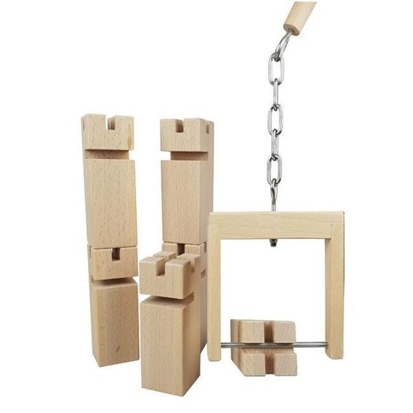 Eduplay FröBelturm Holz – Geschicklichkeit- & Gruppenspiel – PäDagogisches Spiel-image