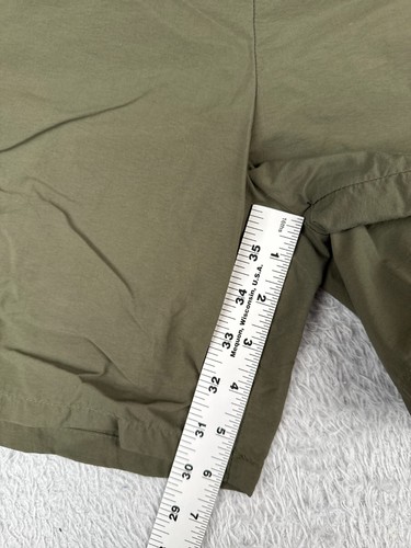 VINTAGE Columbia Shorts Womens Large Green Belted Cargo 100% Nylon Hiking 36x6 - Picture 7 of 13
