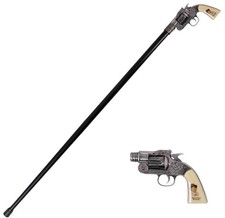 Billy the Kid Revolver Gun Handle Gentleman's Walking Stick