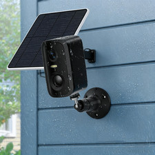 4MP Security Camera Wireless Outdoor with Solar Panel Cameras for Home Security