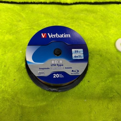 New UNUSED Verbatim BD-R LTH Type Recordable 6x 29 pack Blu-ray Discs See Pics 