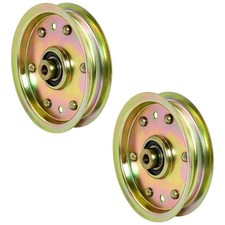 2 Idler Pulley 38-54 Fits Troy Bilt Pony Bronco Horse Mustang Colt Xp